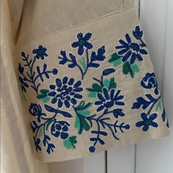 NWOT Tuckernuck Tan Linen Top - Picture 5 of 7